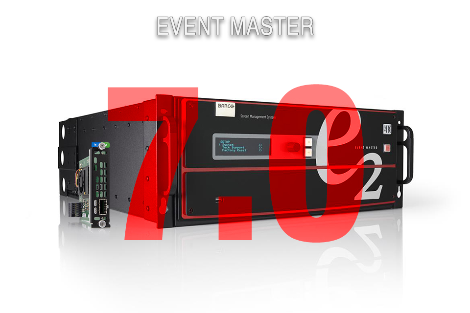 Новое поколение Event Master от Barco уже на подходе! Новое поколение Event Master от Barco уже на подходе!